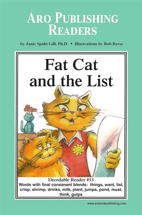 Fat Cat and the List (Phonics Decodable Readers Book 13) eBook : Gill ...