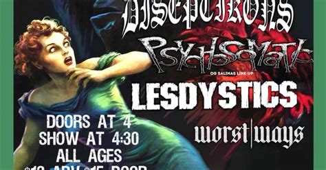 Diseptikons, with Psychosomatic, Lesdystics, and Worst Ways, 3520 ...