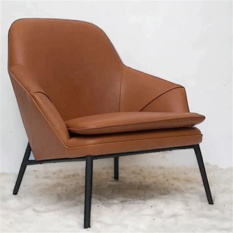 RedOAK® VERONA Lounge Chair in Brown Leatherette
