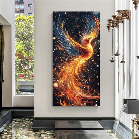 Phoenix Rising Wall Art | Powerful & Inspirational Canvas – CIPHER SPACES