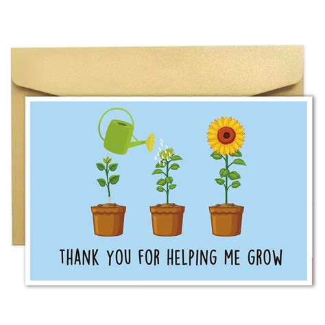 Buy Huameigf Thank You Teacher Card,Funny Appreciation Card to Say ...