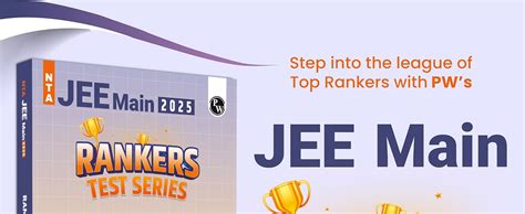 Buy PW 15 JEE Main Rankers Test Series 2025 As Per Revised NTA Pattern ...