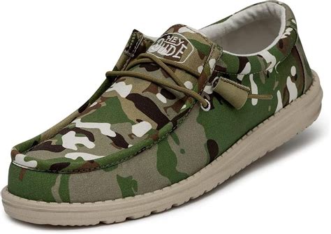 Hey Dude Mens Wally Camouflage Loafer - Multi Camo - 43 - Walmart.com