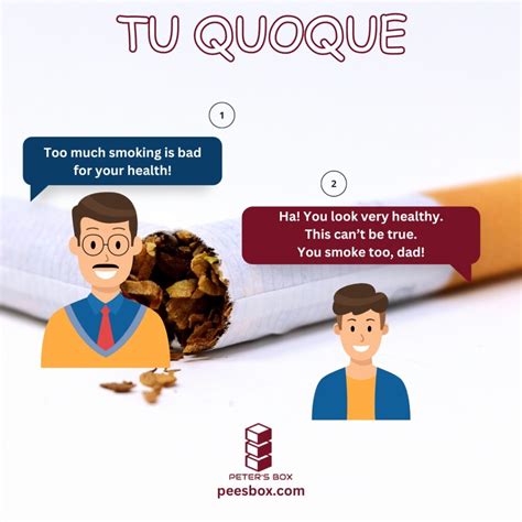 Image result for Tu Quoque Fallacy Examples