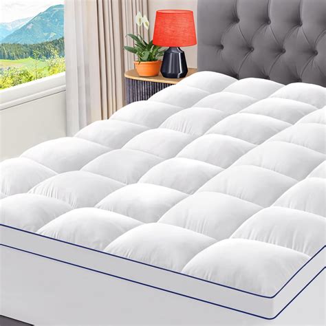 Amazon.com: CYMULA Short Queen Mattress Topper, Cooling Bed Topper for ...
