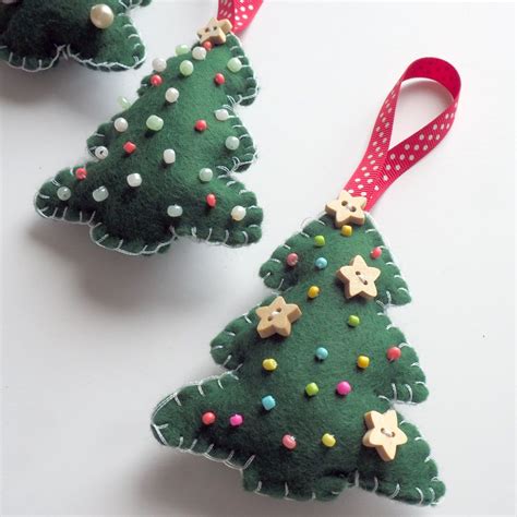 Felt Christmas Tree Pattern 的图像结果