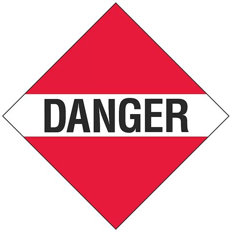 International Placard - "Danger", Tagboard S-13923T - ULINE