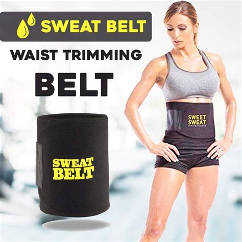 Karoly hot shaper Waist Trimmer Black Exercise Body Slimming Belt Free ...