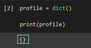 Image result for Python Empty Dictionary