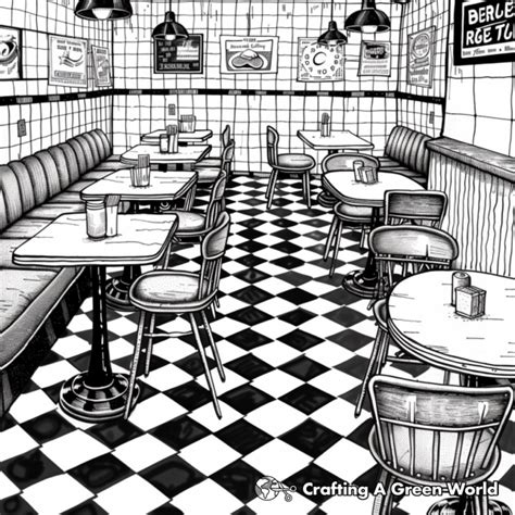 Restaurant Coloring Pages 的图像结果