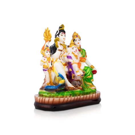 Giri - Shiva Family Statue | Family of Lord Shiva | Brass Shiva Family