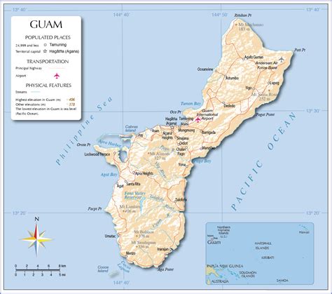 Guam On A World Map - Oconto County Plat Map