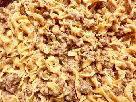 Ground Beef Stroganoff Casserole Recipe