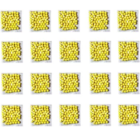 TOYSFAST® 1000 Pcs 6 MM Plastic BB Bullets for Toy Guns & Air Gun ...