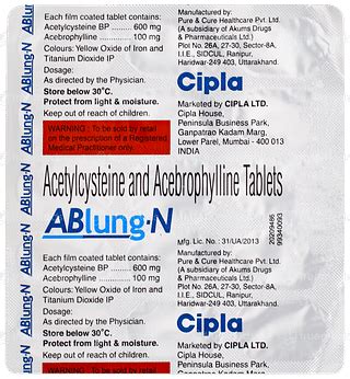 Ablung N 100600 Mg Tablet 15 - Uses, Side Effects, Dosage, Price | Truemeds