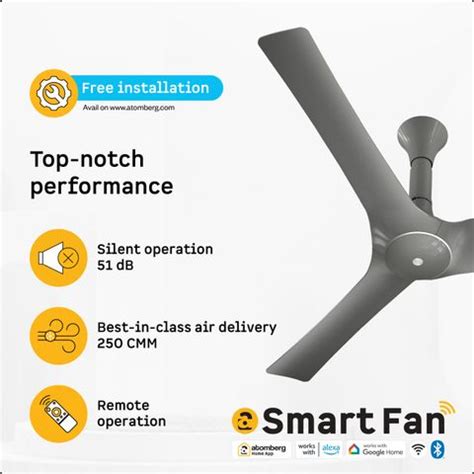 Atomberg Aris Gladius Smart, IoT, Advance Air+ technology, Silent ...