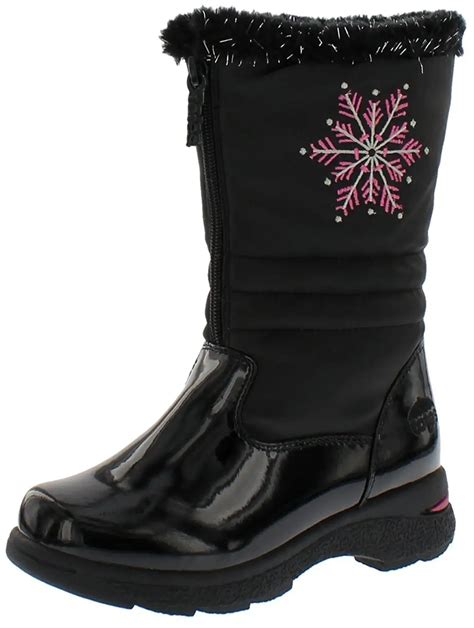 totes Girls Juno Insulated Waterproof Snow Winter Boots
