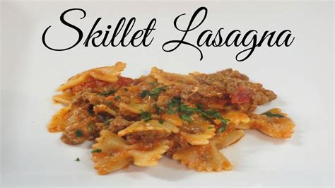 Skillet Lasagna Recipe   Pioneer Woman Cookbook!   YouTube