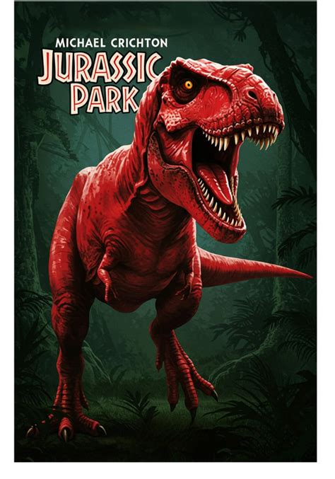 Jurassic Park Novel Cover by prehistoricpark96 on DeviantArt