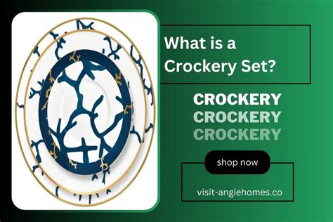 Everything About Crockery Set - Angie Homes – ANGIE HOMES