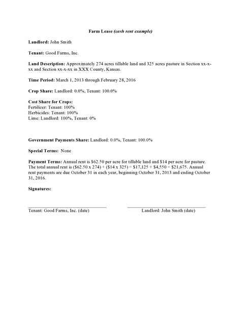 37 FREE Land Lease Agreements [Word & PDF] ᐅ TemplateLab