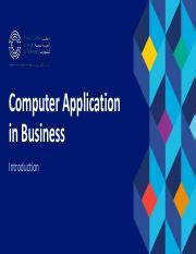 Image result for Buisness and Computer Application Course