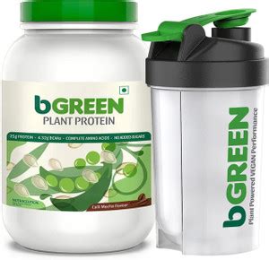 bGreen by HealthKart Vegan Plant Protein Powder, 25 g Protein with ...