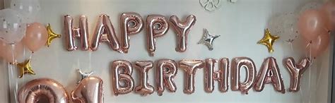 LIFEHAXTORE® Xtore 24 inches HAPPY BIRTHDAY Foil Balloon for B'day ...