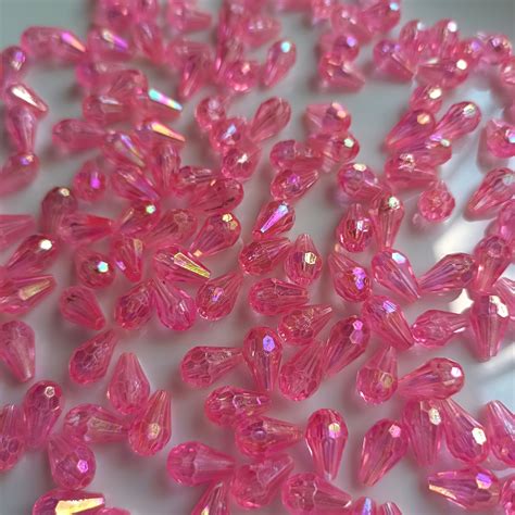 Teardrop Crystal beads (20 grams) – Nylaa Crafts