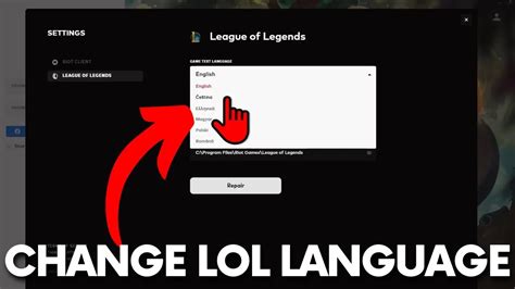 Image result for Change LoL Language