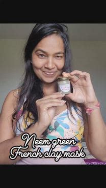 Neem french green clay face mask – Vanaha Organics & herbal