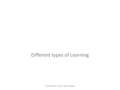 Image result for Different Types of Learning