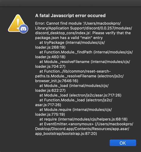 Image result for How to Fix Discord Fatal JavaScript Error