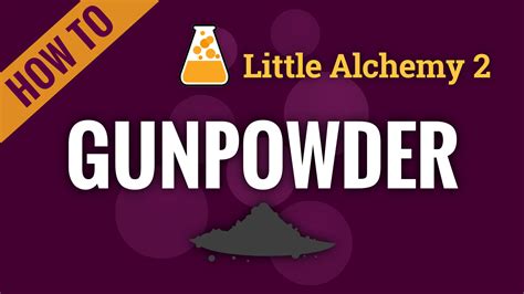 gunpowder - Little Alchemy 2 Cheats