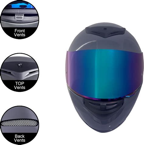 KRN Full Face Motorcycle Motorbike Helmet with Color India | Ubuy