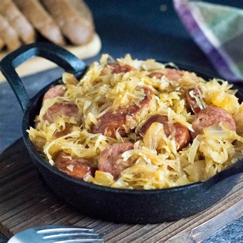 Kielbasa and Sauerkraut | Recipe Cart | Recipe Cart