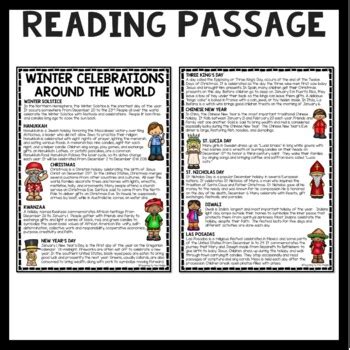 December Reading Worksheet 的图像结果