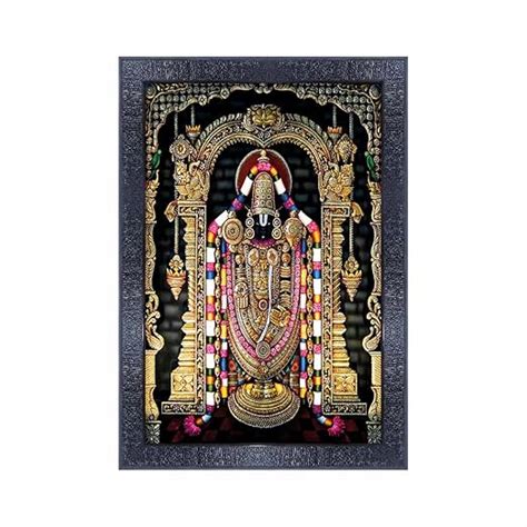 pnf Tirupati Balaji - Lord Venkateswara Wall Painting Synthetic frame ...