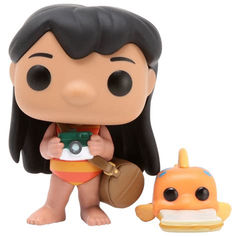Funko POP Disney Lilo And Stitch - Lilo With Pudge orange