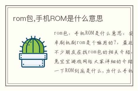 rom是什么,简述ram和rom的区别,rom相当于手机的什么(第12页)_大山谷图库
