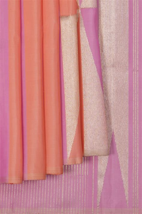 Arani Silk Geometric Pattern Saree – Kalanjali