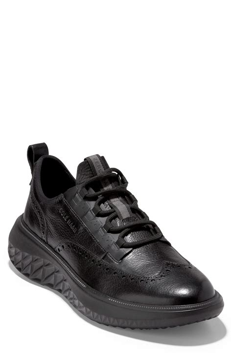 Cole Haan Zerogrand Wfa Wingtip in Black for Men | Lyst