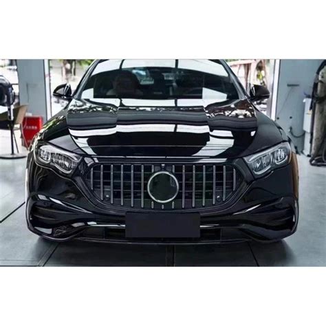 E Class W214 2024+ Front Amg Bumper Show Grill Gtr Silver