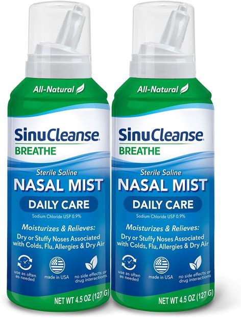 Amazon.com: NeilMed NasaMist All in One Multi Purpose Saline Spray, 6.3 ...