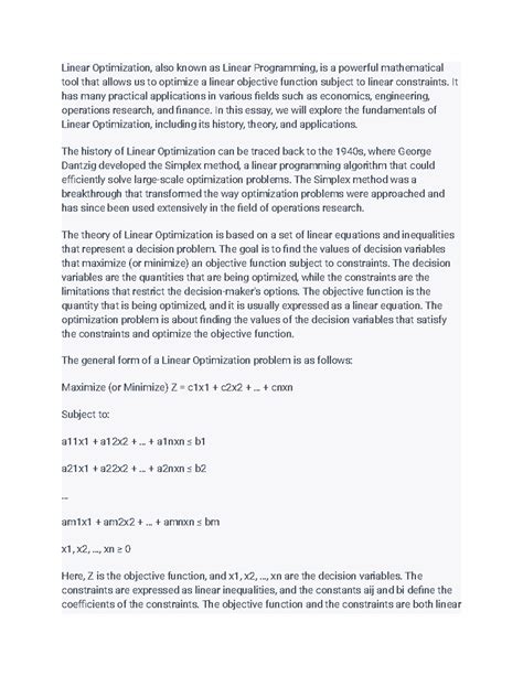 Mathematical Optimization Linar Programming Wiki 的图像结果