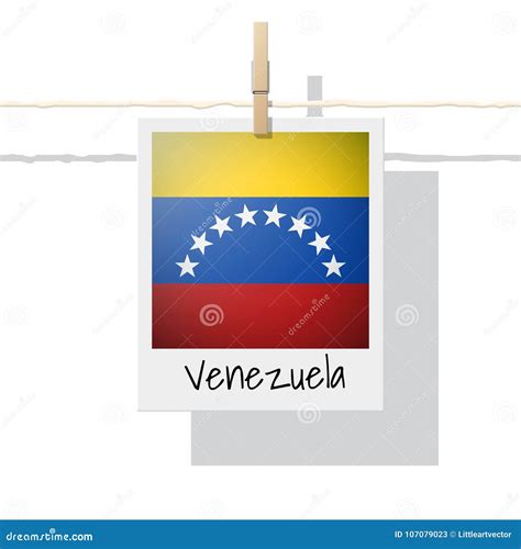 South America Continent Flag Collection with Photo Stock Vector ...