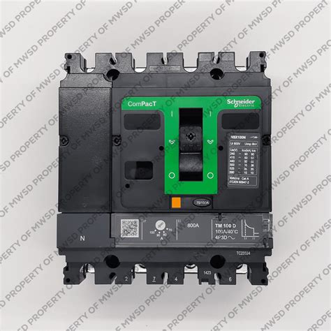 Jual SCHNEIDER MCCB NEW NSX100N 4P 100A TMD 50KA TMD C10N6TM100 ...