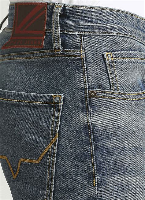 Vapour Blue Mid Rise Slim Fit Jeans | Pepe Jeans India