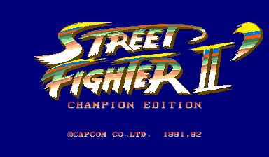 [mdk] Street Fighter II': Champion Edition (Rainbow, bootleg, set 1 ...
