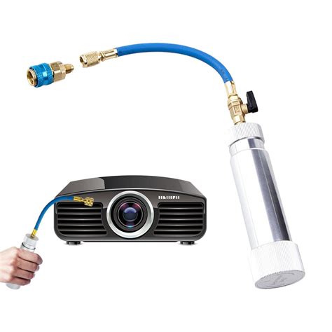 Buy AIFEN 2 Pcs Compressor Oil Injector, 2OZ Manual Oil Fluorescent Dye ...